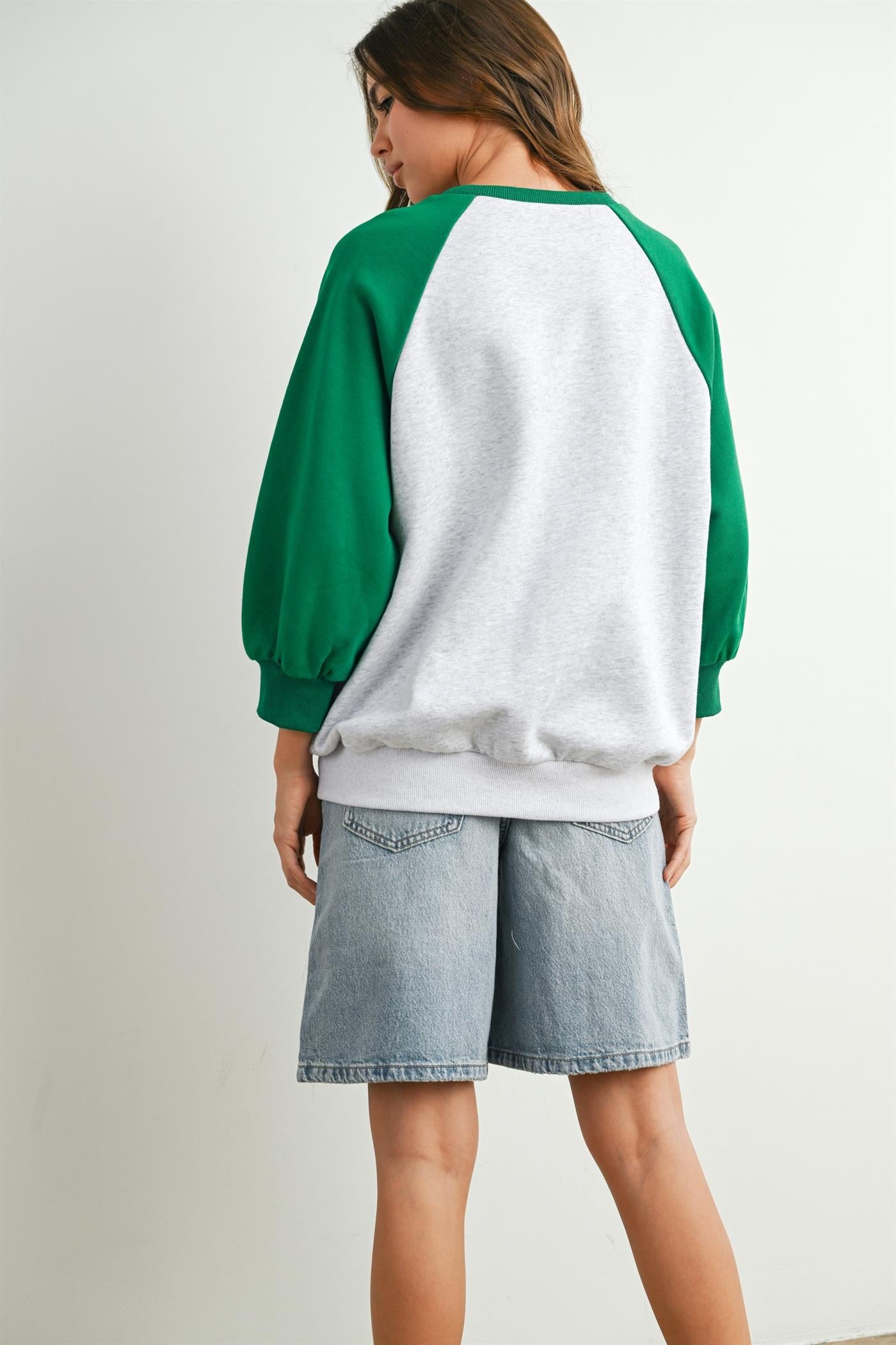 Sweet Varsity Oversized Sweatshirt