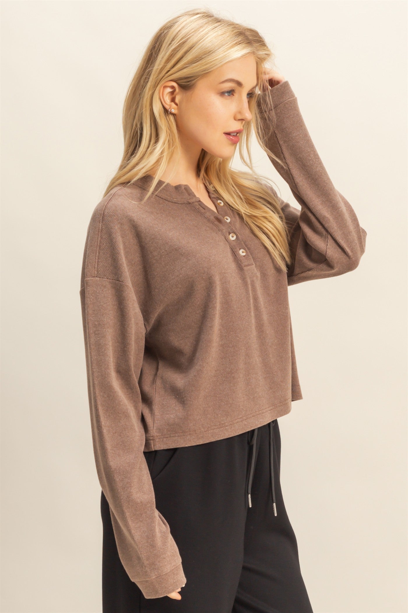 Made For Layers Top | Brown