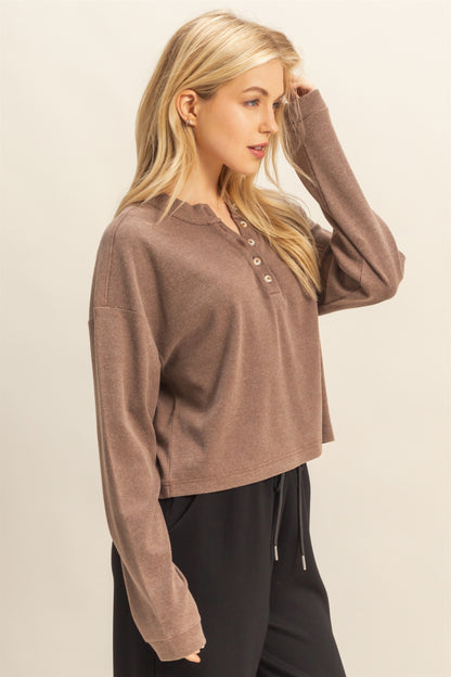 Made For Layers Top | Brown
