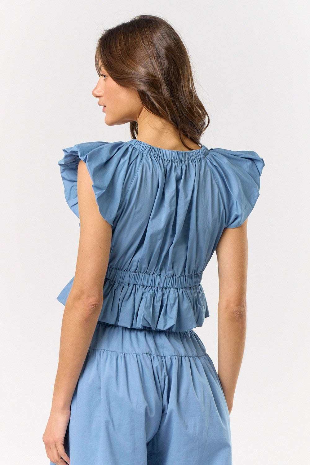 Ruffle Up Your Day Top (FINAL SALE)