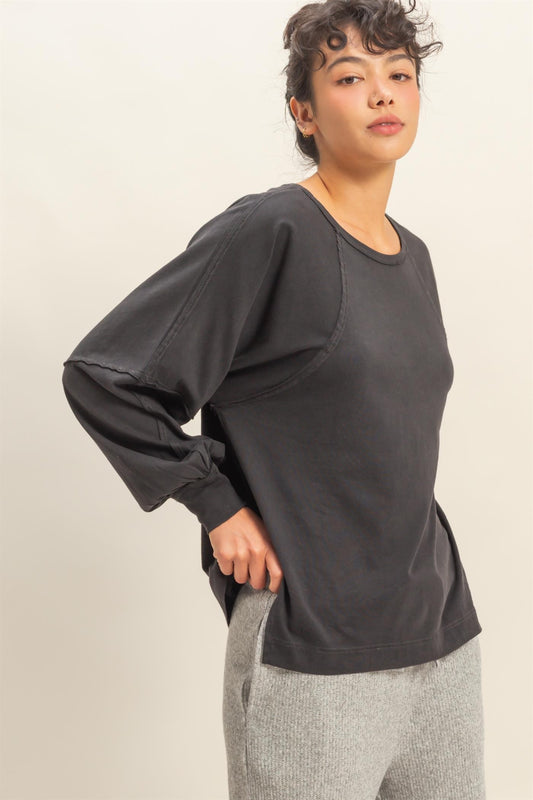 Chasing Cozy Days Top | Black