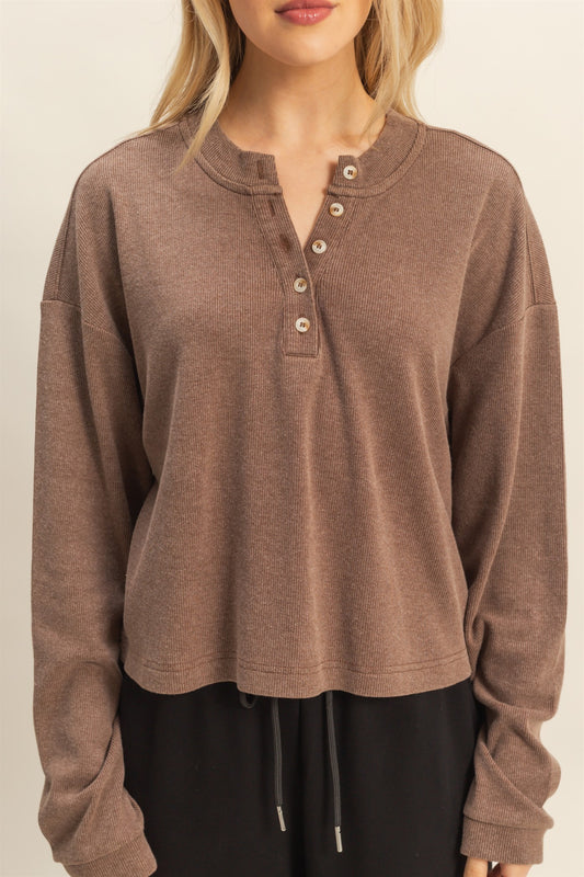 Made For Layers Top | Brown