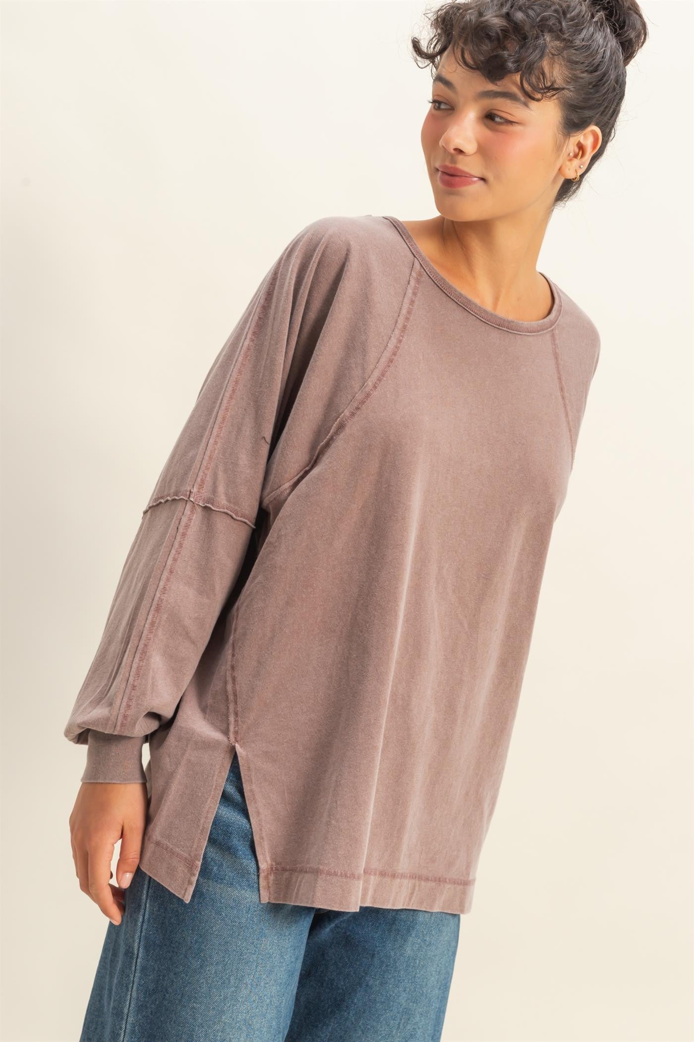 Chasing Cozy Days Top | Chestnut