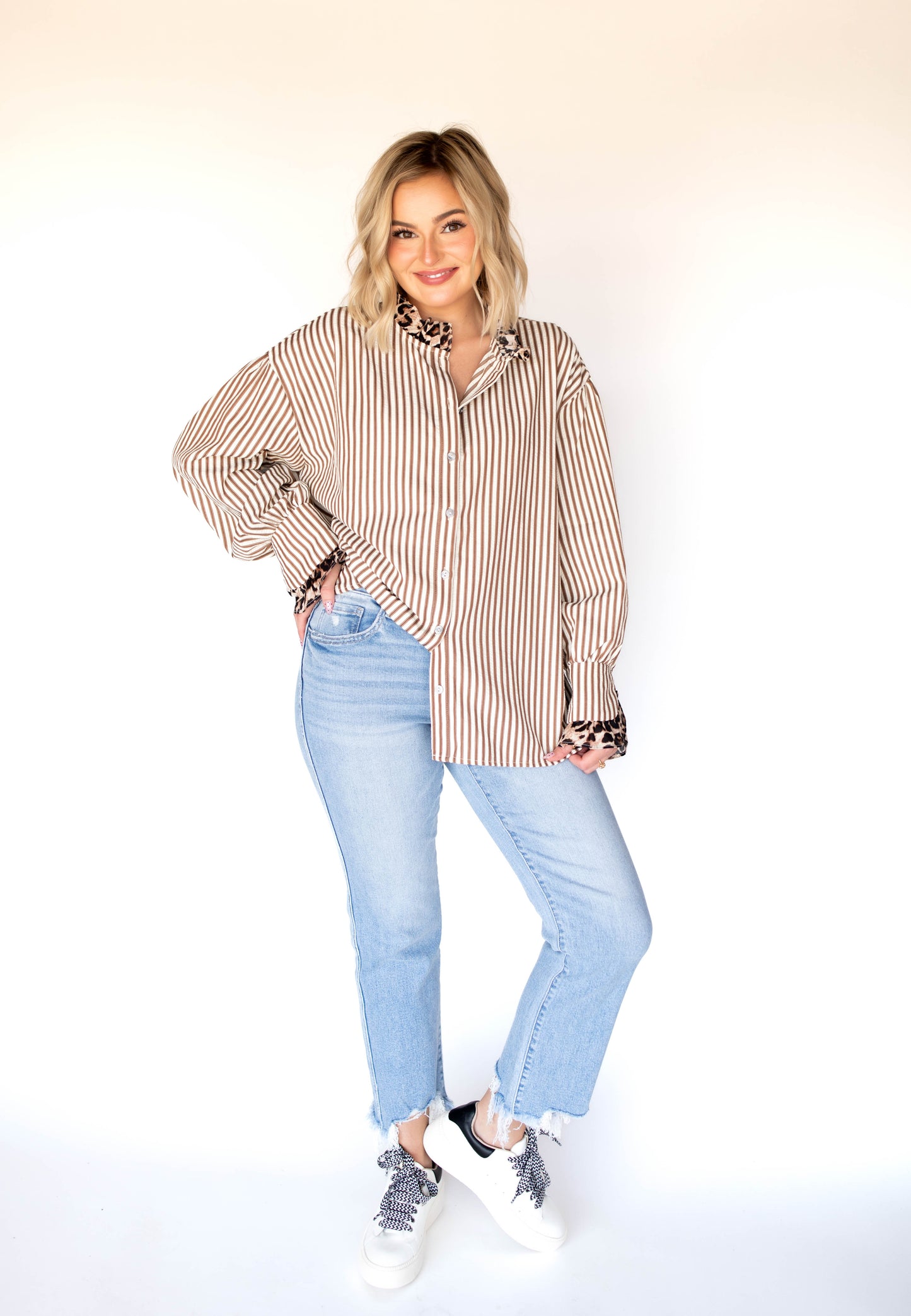 Own Your Bold Side Top