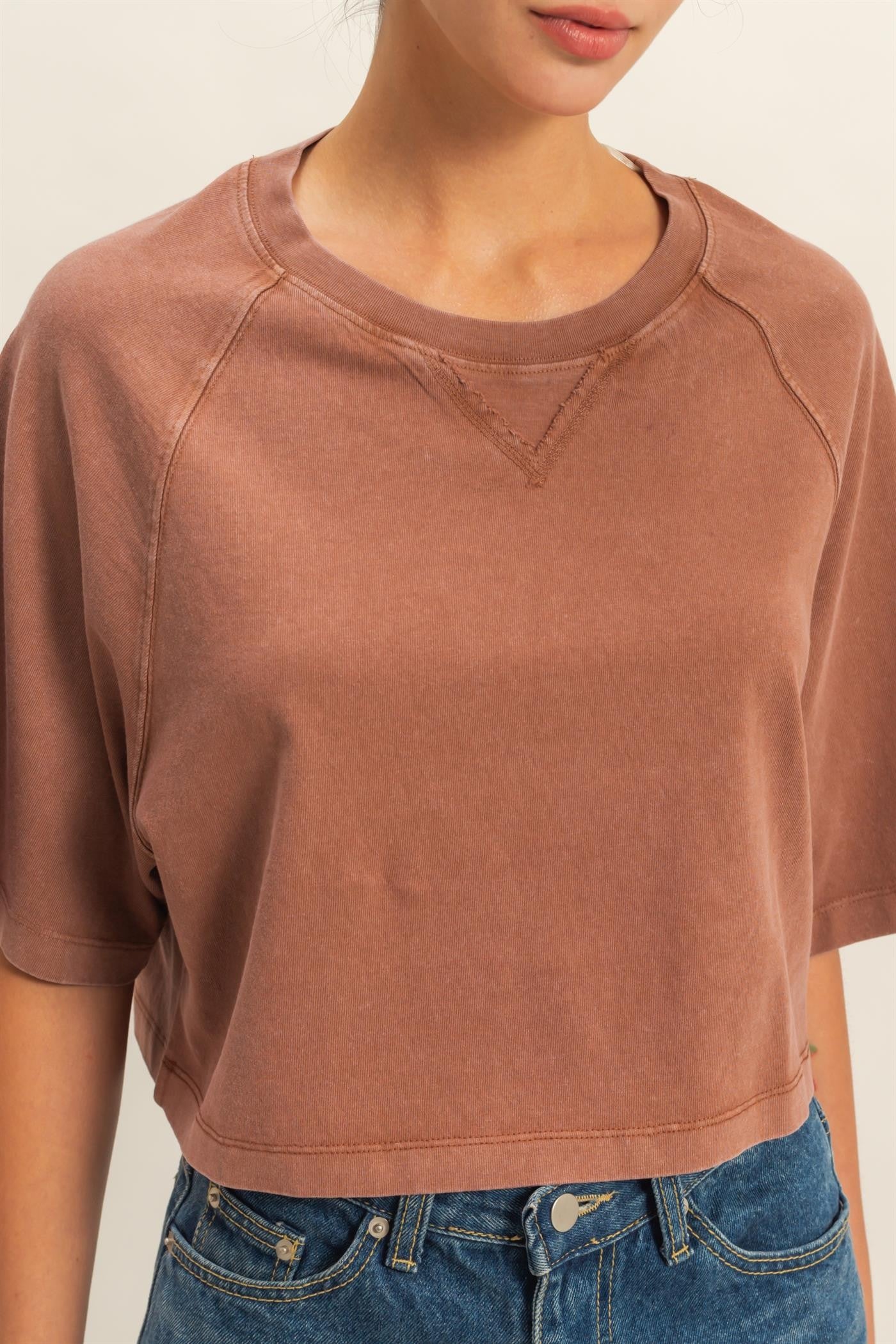 Take It Easy Tee | Chestnut