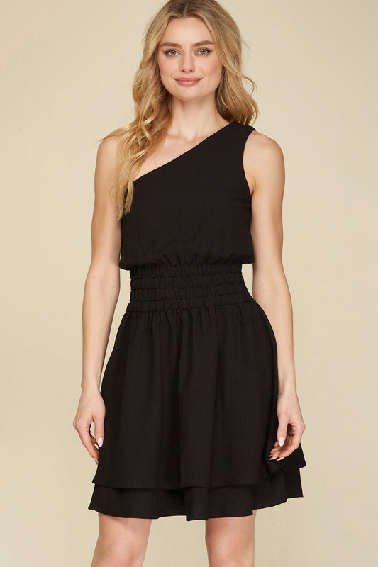 Rylee One Shoulder Dress (FINAL SALE)