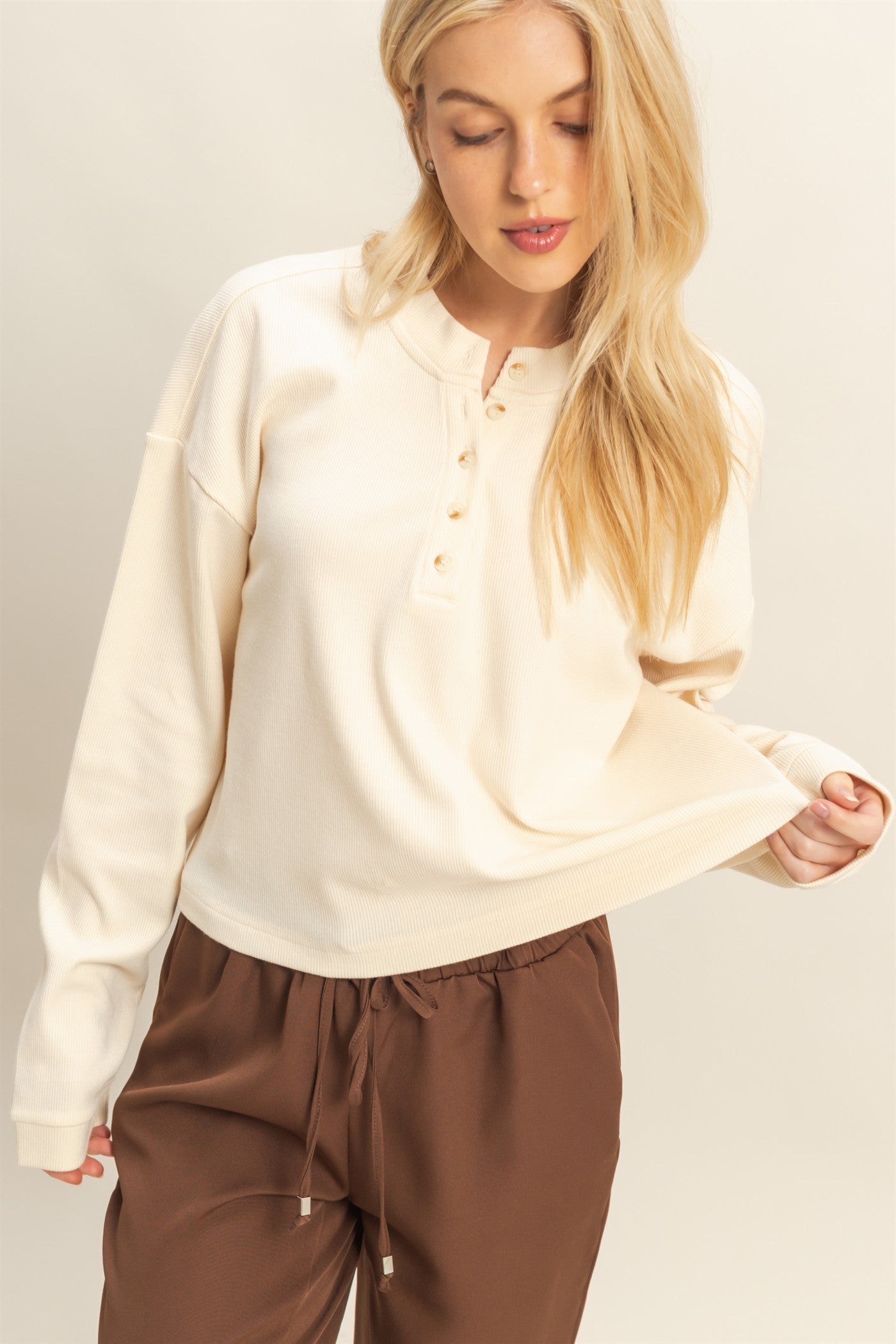 Made For Layers Top | Cream