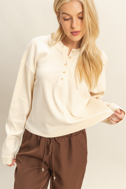 Made For Layers Top | Cream