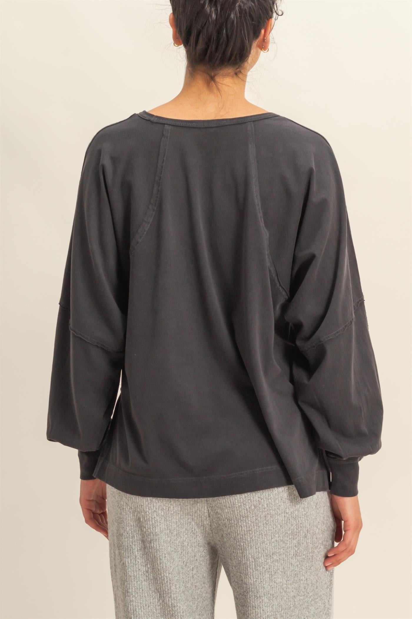 Chasing Cozy Days Top | Black
