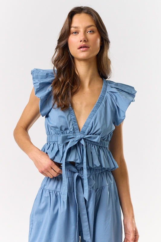 Ruffle Up Your Day Top (FINAL SALE)