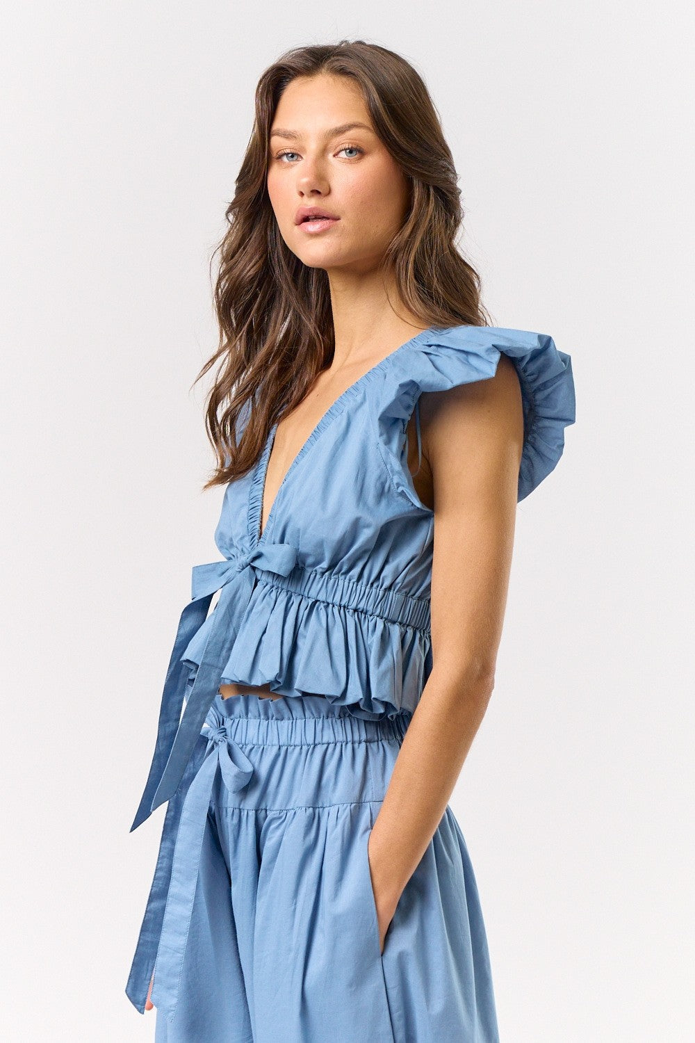 Ruffle Up Your Day Top (FINAL SALE)