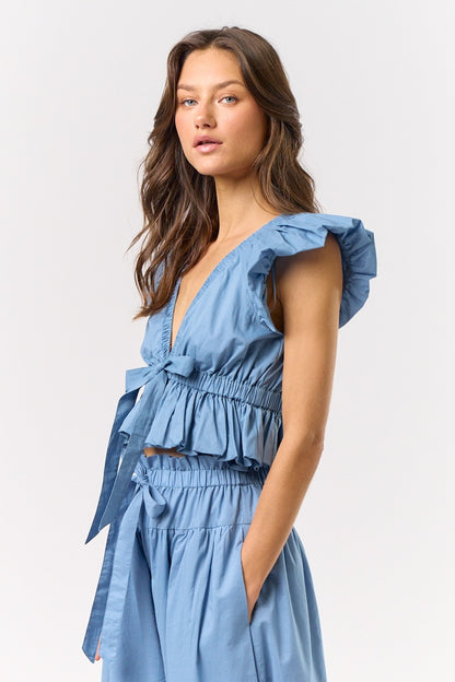Ruffle Up Your Day Top (FINAL SALE)