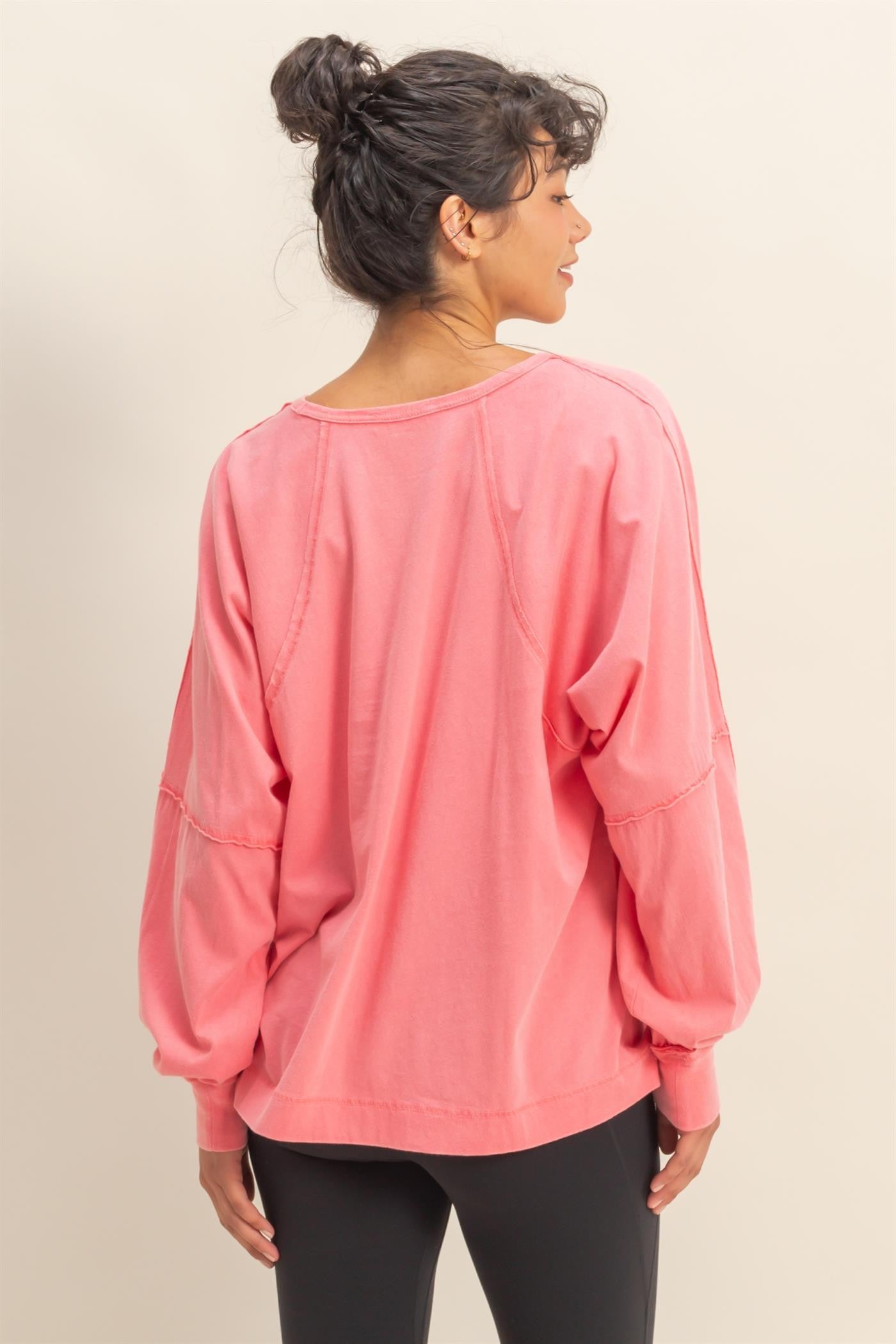 Chasing Cozy Days Top | Taffy Pink