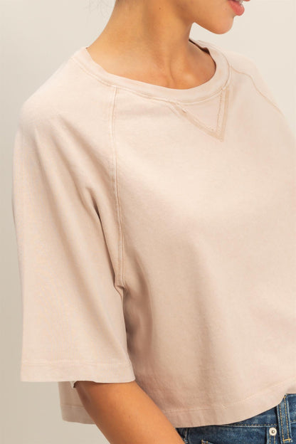 Take It Easy Tee | Dark Taupe