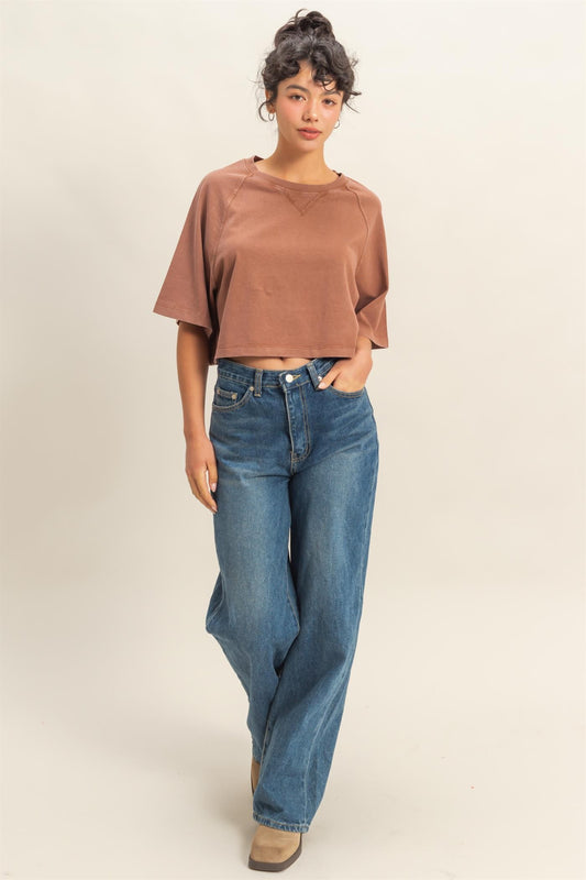 Take It Easy Tee | Chestnut