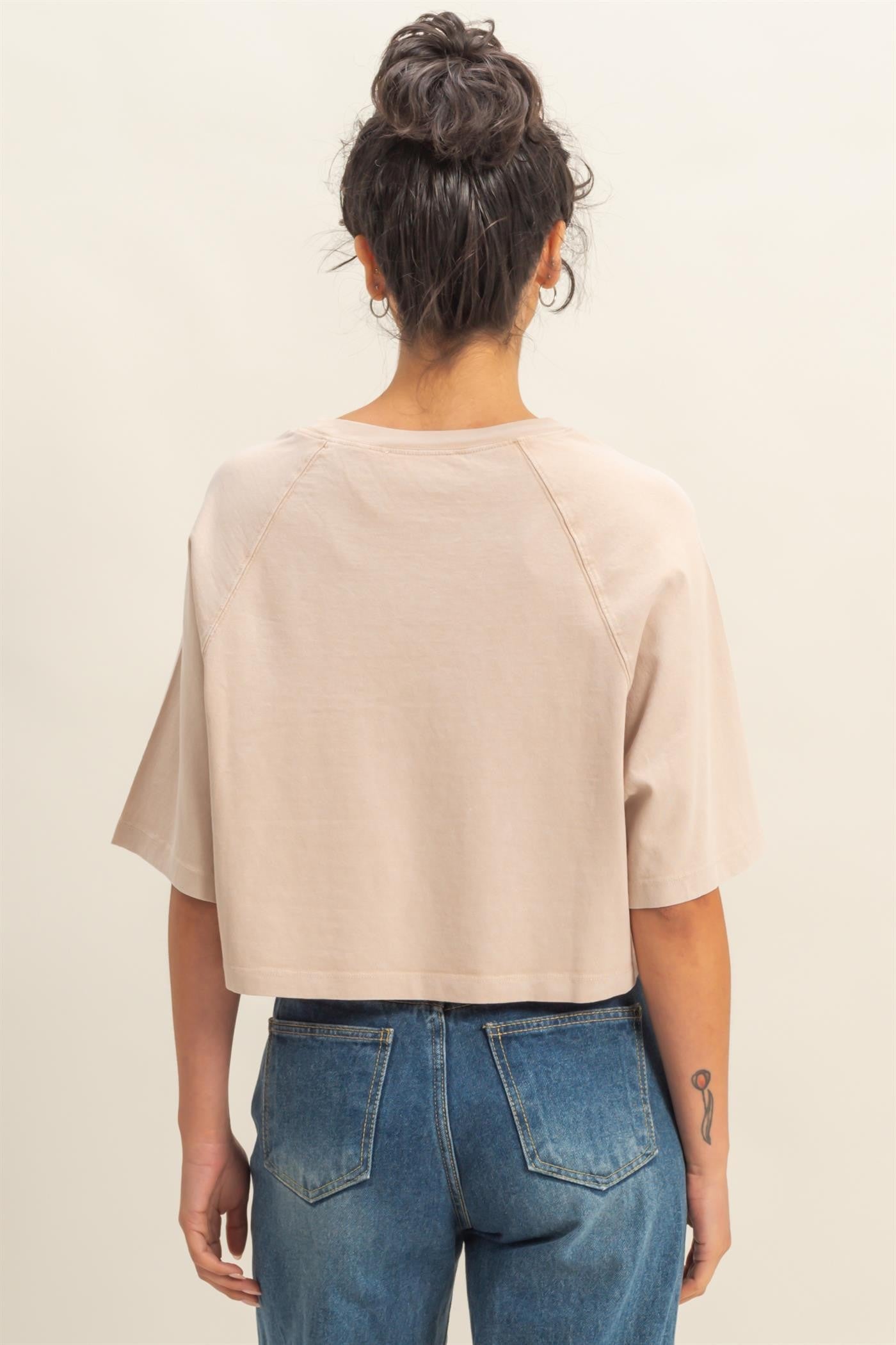 Take It Easy Tee | Dark Taupe